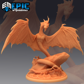 Winged Sea Serpent 3D-printed model